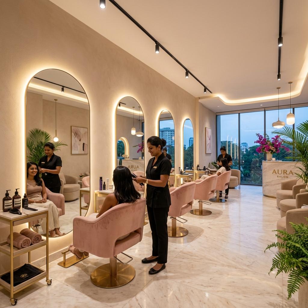 Velora Salon Interior